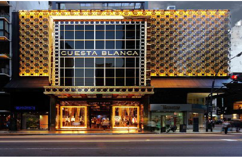 鲁甸门头设计与商业空间的纽带。