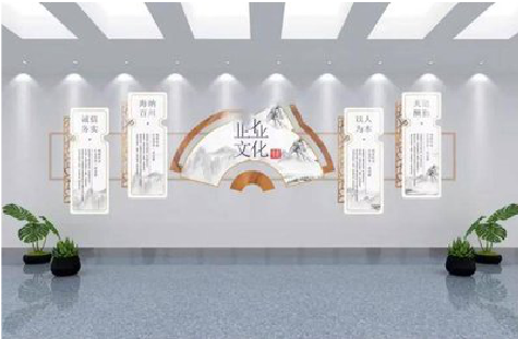 鲁甸企业文化墙设计的核心要素。