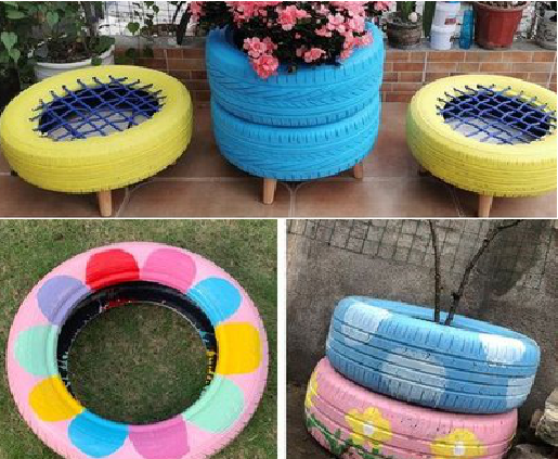 鲁甸墙体彩绘-变废为宝