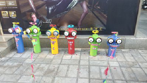 鲁甸商业区彩绘