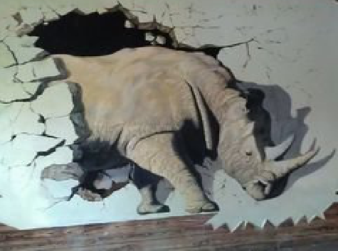 鲁甸在墙绘中，如何绘制3D效果？