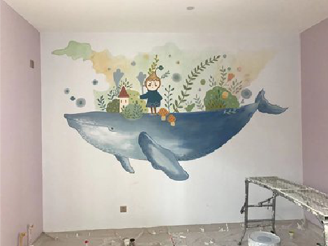 鲁甸手绘墙的特点及优势。